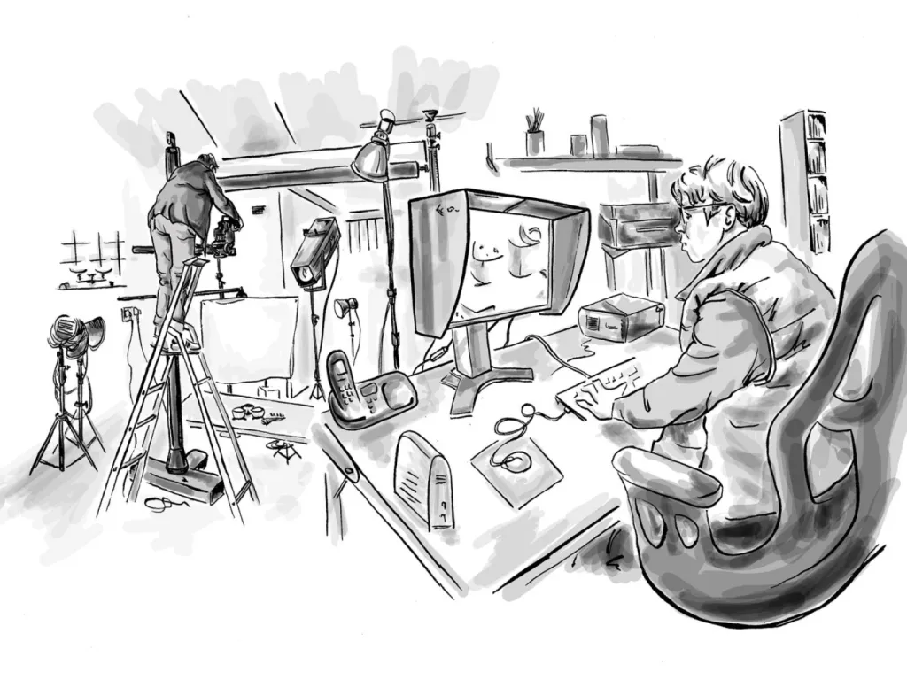 Studio de prises de vue Lyon plateau technique et postproduction