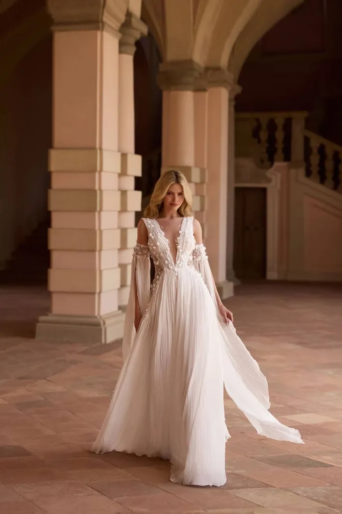 Robe de mariée bohème fluide 2027 à Aubagne 