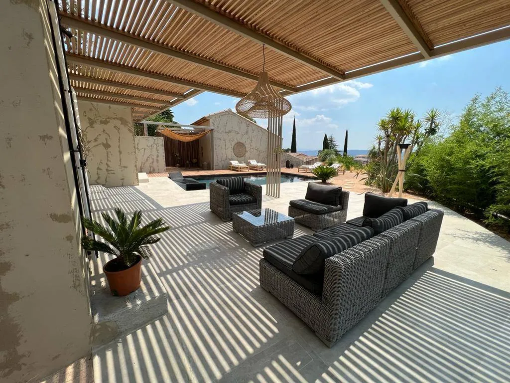 pergola bois et acier aix en provence