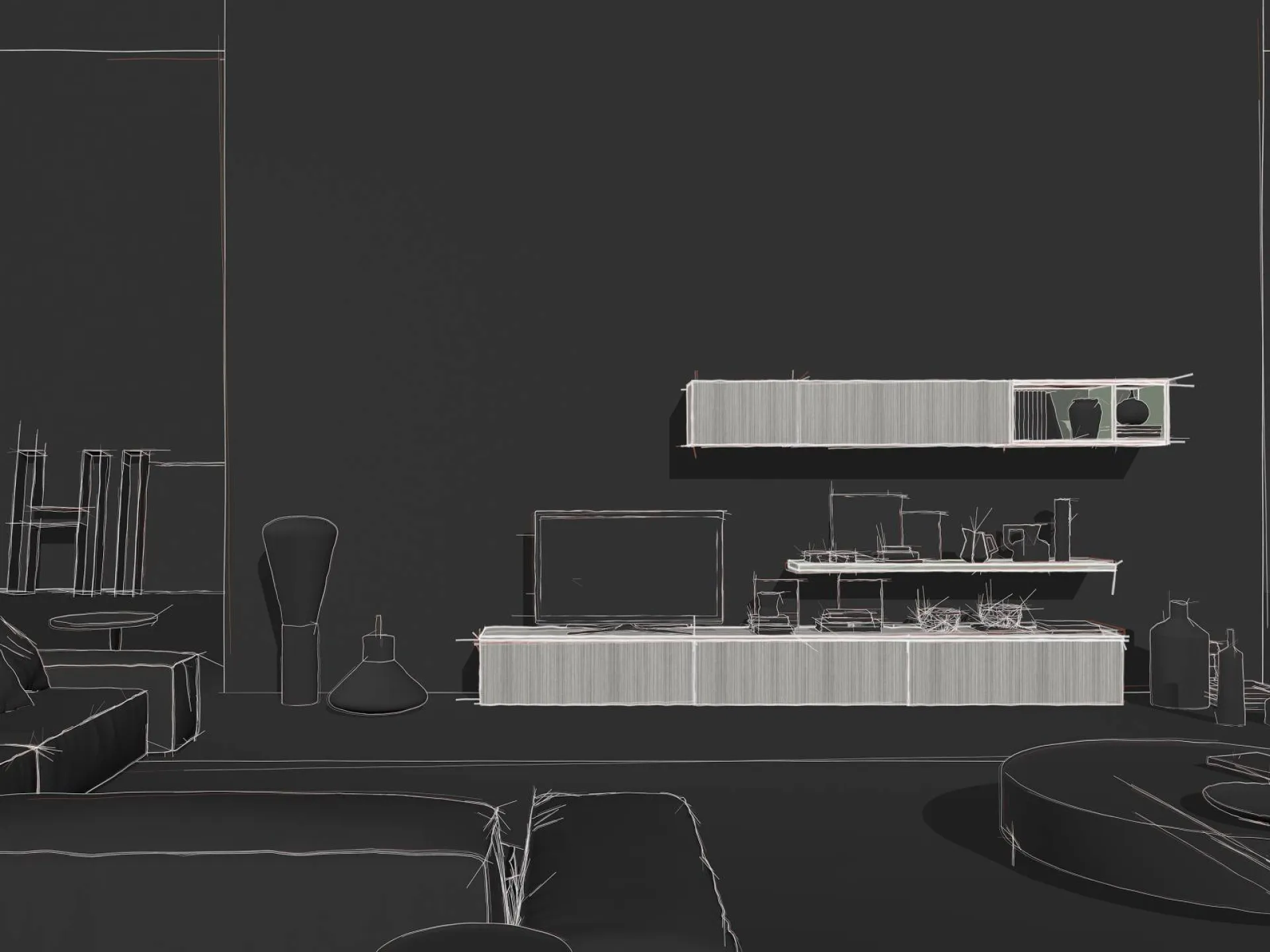 Aménagement salon meuble tv sur mesure à Six Fours dans le 83