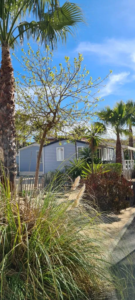 location de chalet dans camping proche de la plage dans l'Hérault