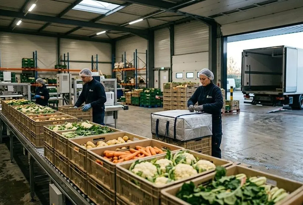 Conditionnement de légumes de plein champ pour centrales d'achat à Toulouse : Optimisez votre gestion des stocks grâce à nos envois thermiques en quatorze heures