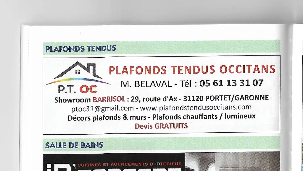 Guide officiel d'achats AIRBUS - Plafonds Tendus Occitans Toulouse Blagnac