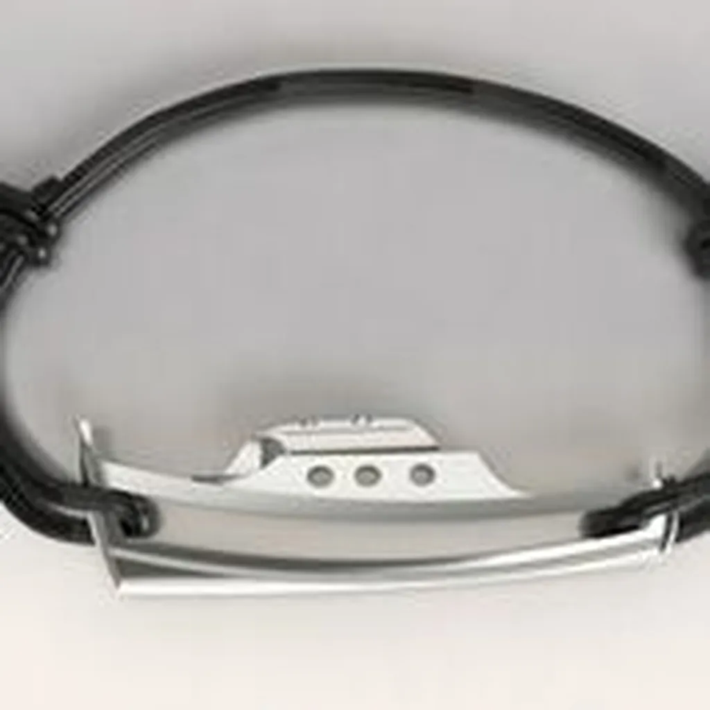 bracelet pinasse argent 925/1000èmela teste or ligne