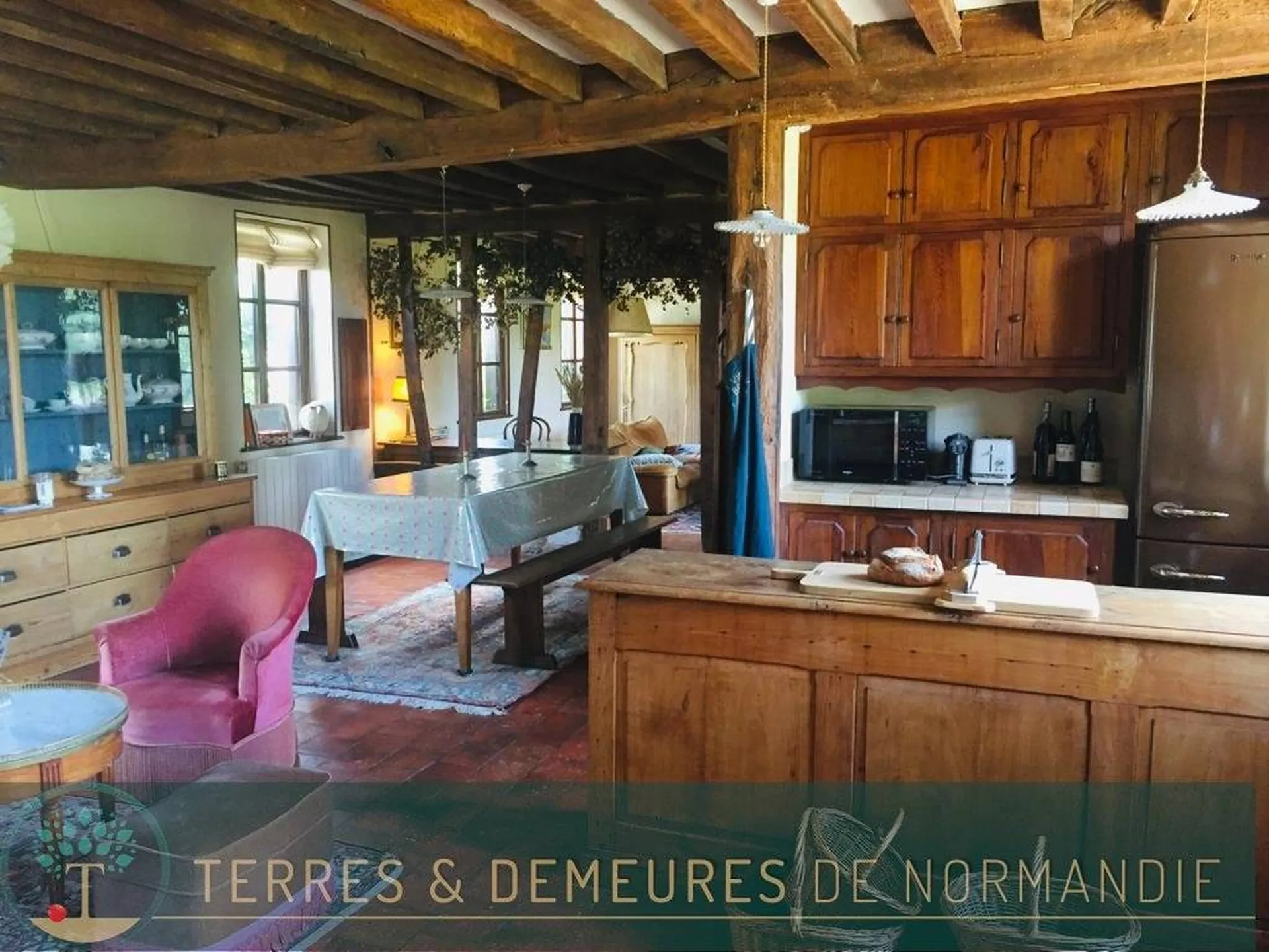 Maison Normande, Campagne de Bourneville, Eure 27