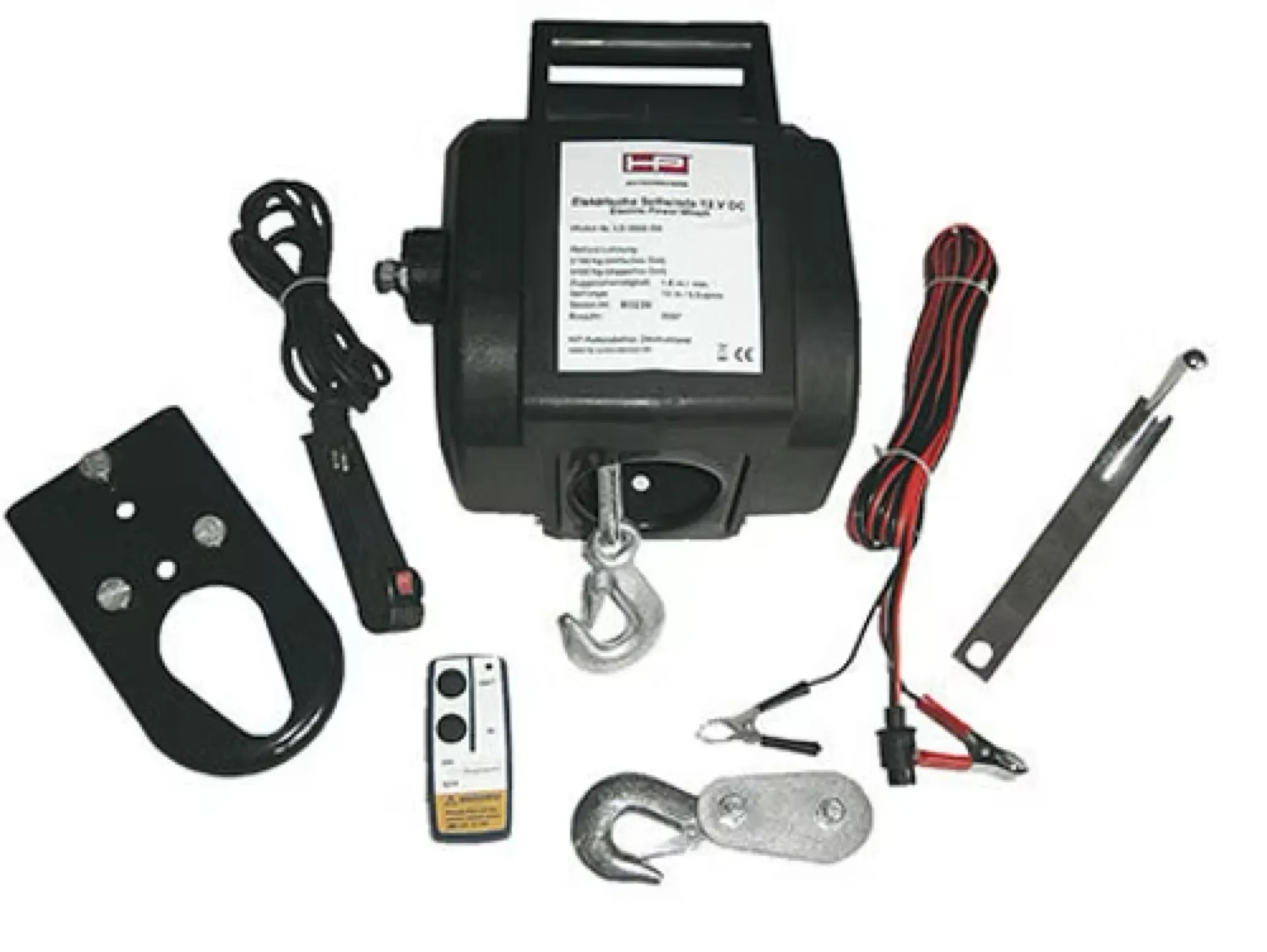 TREUIL ELECTRIQUE 12V 1800 KGS