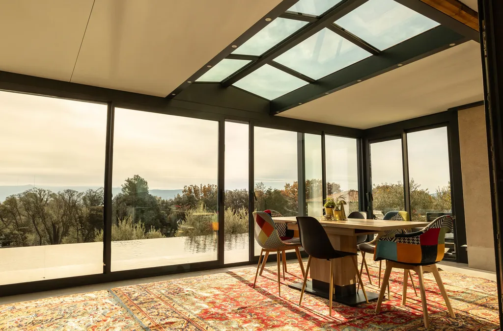 Extension toit plat avec puits de lumière à Arcachon