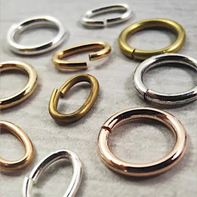 Anneau de montage pour bijoux fantaisie plaqué or ou plaqué argent