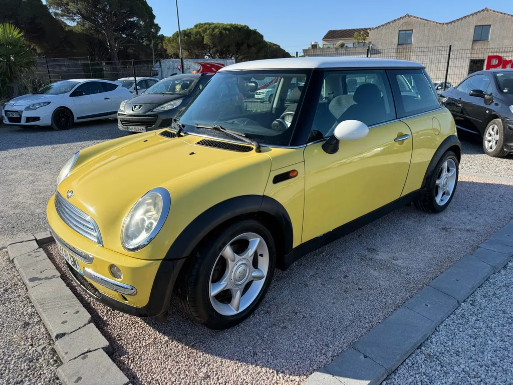 MINI COOPER 1.6 115CV JAUNE 3 PORTE 