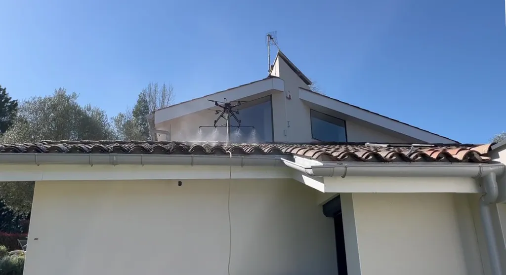 SERVI DRONES : L'Expert du Nettoyage et Démoussage de Toiture par Drone et nettoyage de façade de votre maison ou bâtiment en Nouvelle Aquitaine et Occitanie