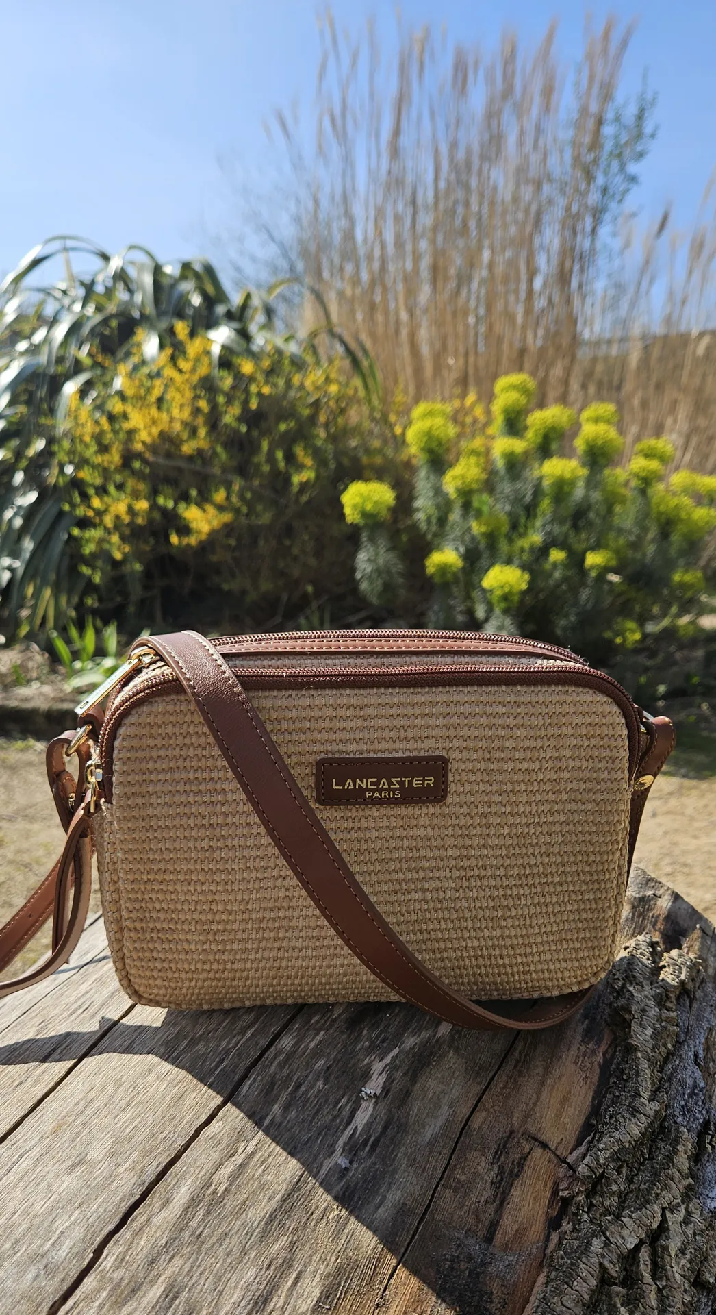 Sac trotteur Lancaster Mini Osier disponible chez Evasion Eu
