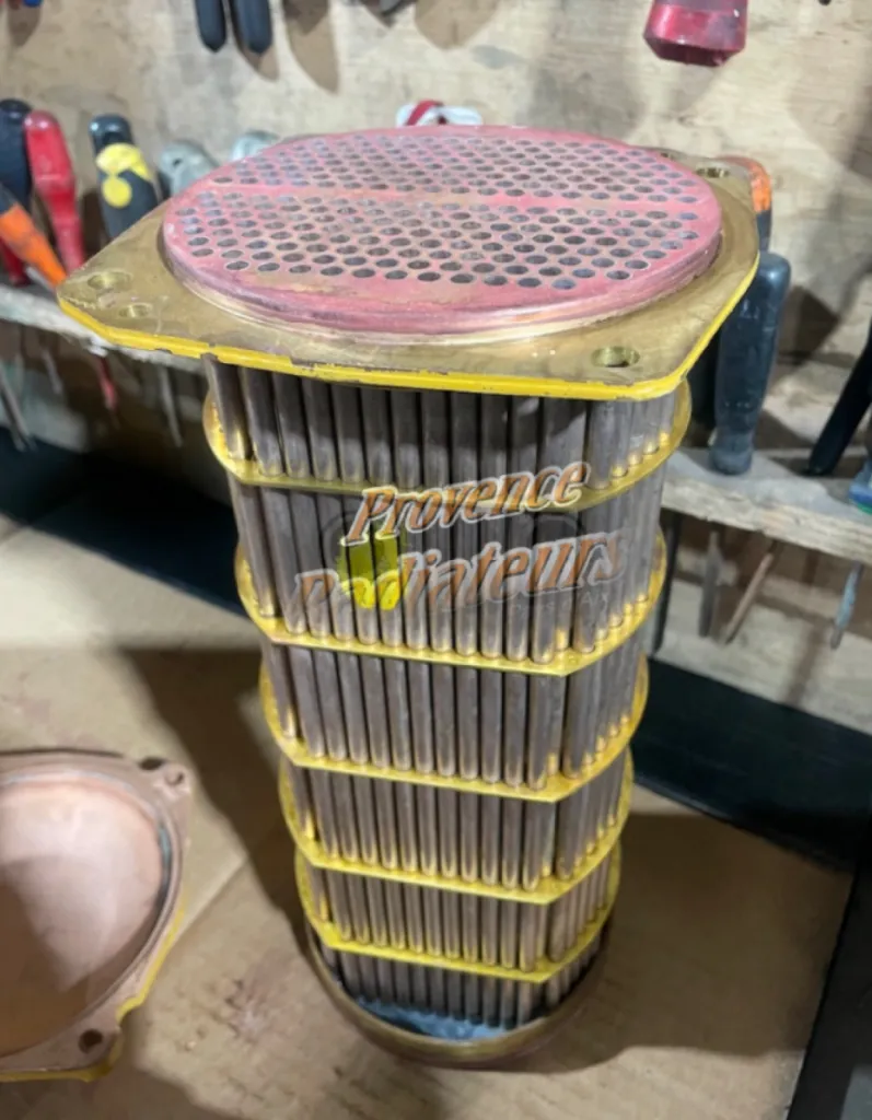Professionnel des révisions d'aftercooler Caterpillar C18 à Marseille.