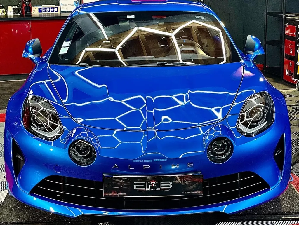 Protection carrosserie traitement céramique Renault Alpine 