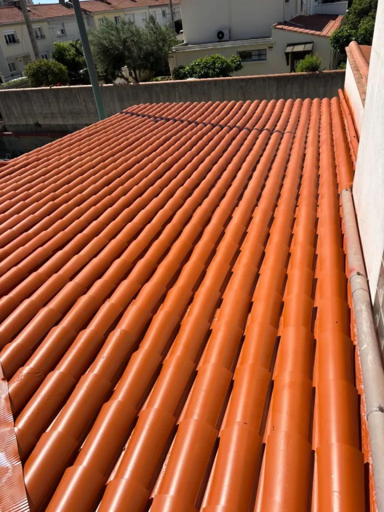 Après étanchéité en résine coloré à Angresse, dans les Landes (40)