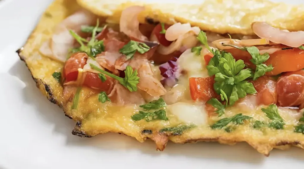 Omelette au jambon de pays à la Boucherie des Copains à Toulouse et Blagnac