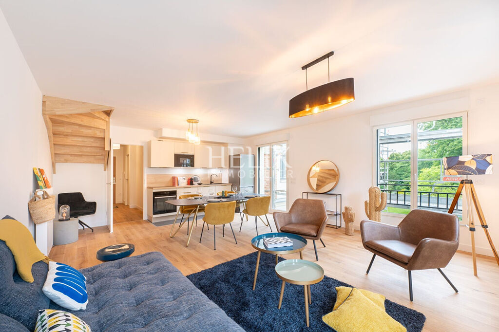 Vivre dans un appartement neuf avec un beau jardin dans un cadre paisible.