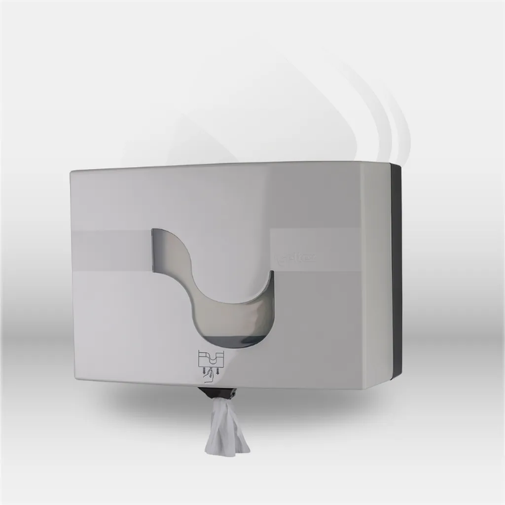 Distributeur mini papier toilette Celtex installé dans des sanitaires professionnels d’entreprise à Mont-de-Marsan, Landes (40), Nouvelle-Aquitaine et disponible partout en France