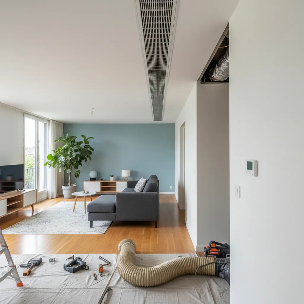 Quel est le prix pour faire installer une climatisation gainable dans un appartement à Mérignac 33700 proche de Pessac par un professionnel?