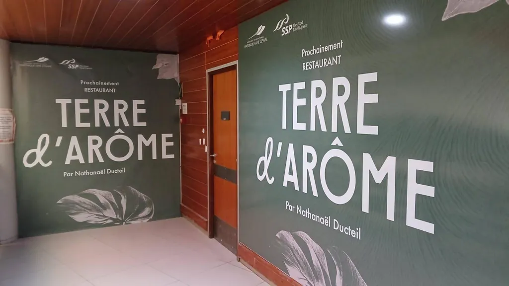 Habillage de palissade grand format dans un aéroport international à Paris