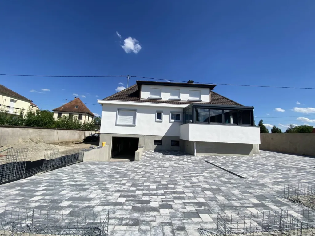 Terrasse extérieure d'une maison à Strasbourg CLK 
