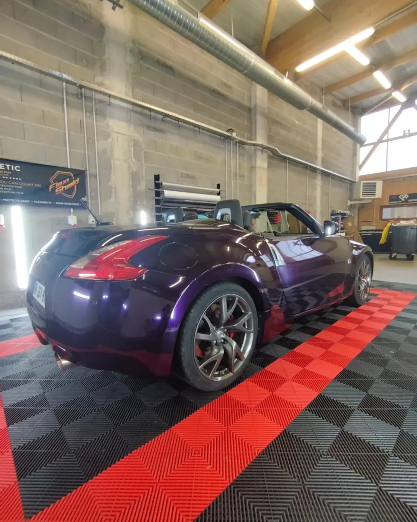 Covering complet Arlon PCC Infinit Purple Métal sur Nissan 370Z à Clermont-Ferrand
