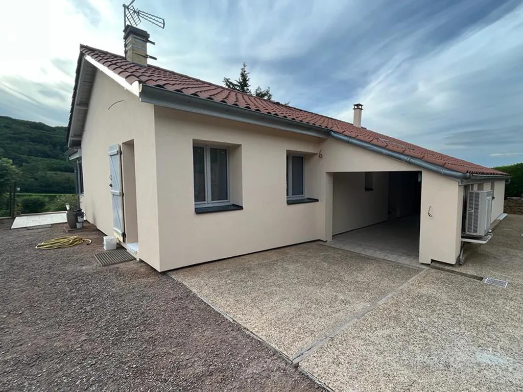 Isolation thermique finition grésée