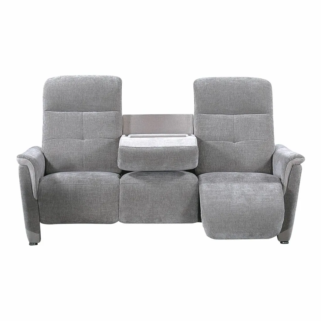 CANAPE 3 PLACES RELAX ELECTRIQUE AVEC TABLETTE CENTRALE BOREAL