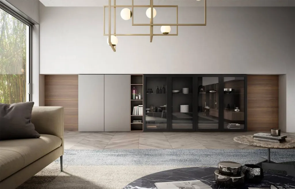 Notre zone d'activité pour ce serviceGrand meuble living moderne sur-mesure