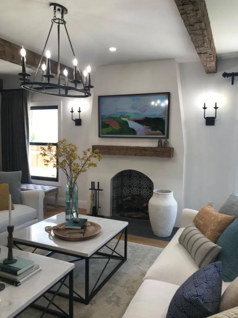 BETON CIRE BLANC POUR L'EMISSION AMERICAINE TOTAL RENOVATION A LOS ANGELES