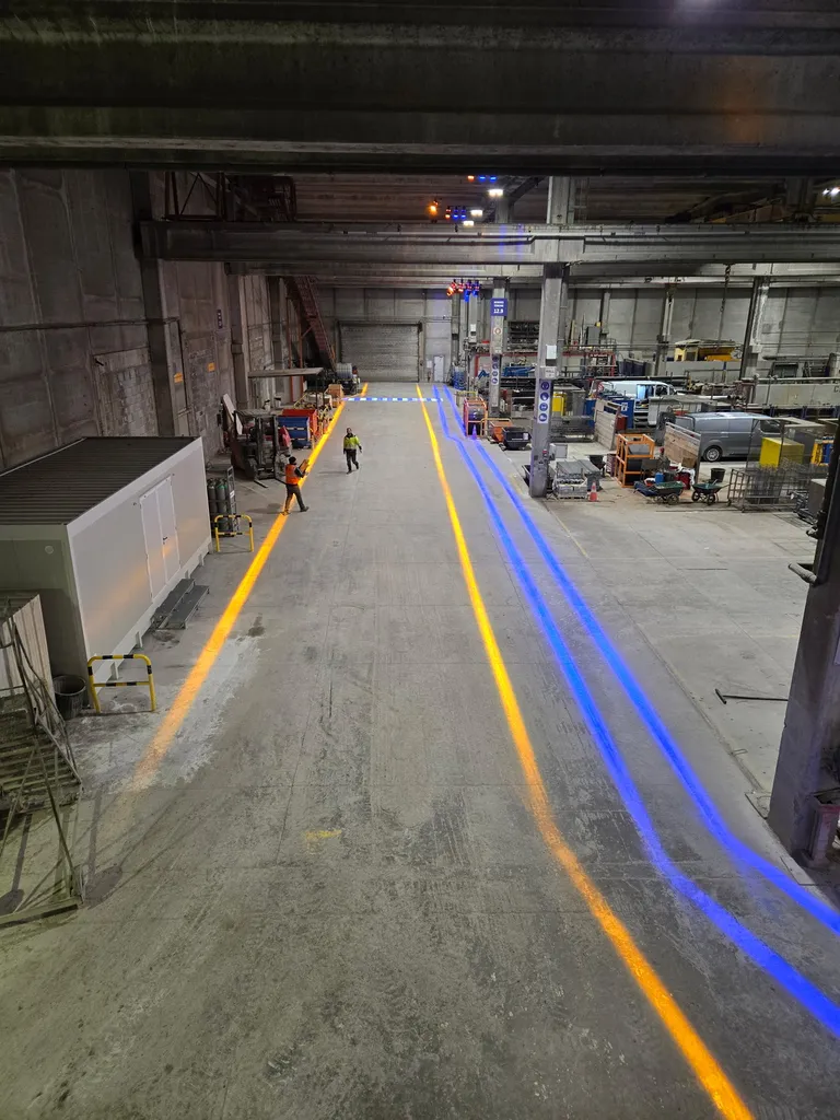 Ligne allée piétonne