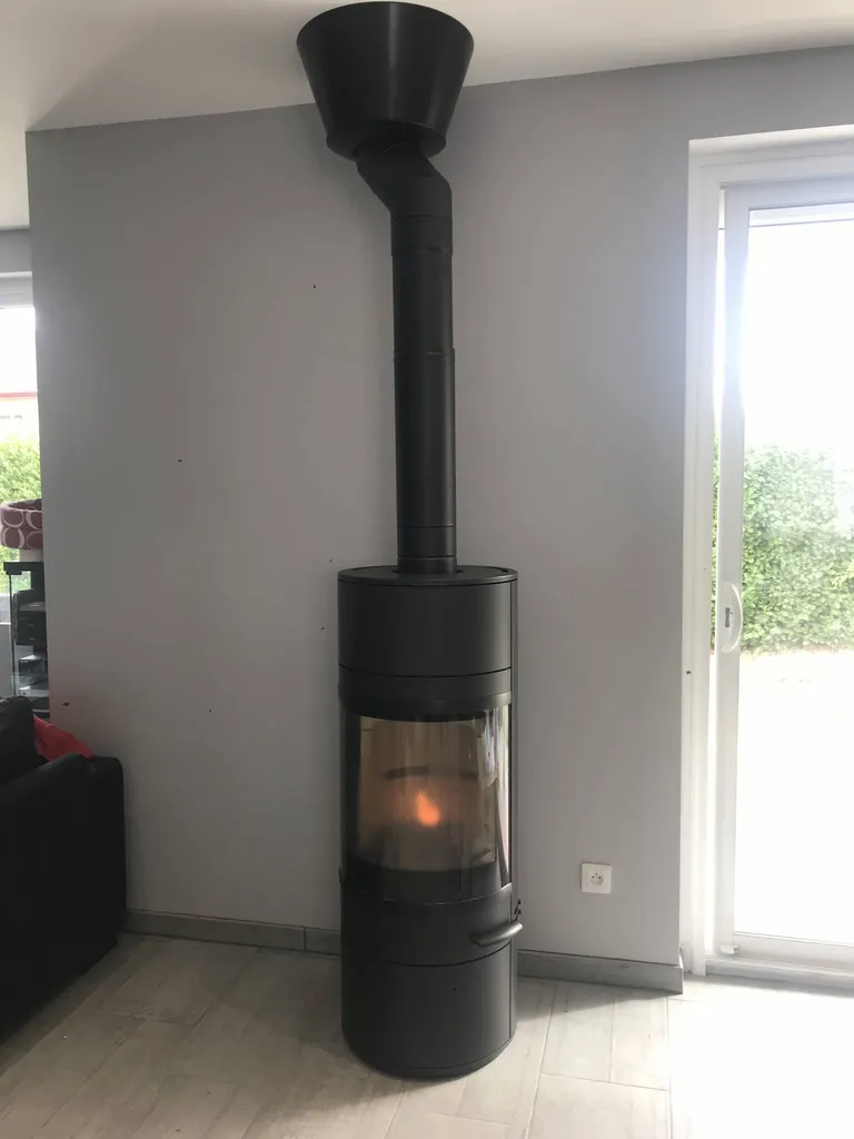 Poêle à bois sur Beaurepaire