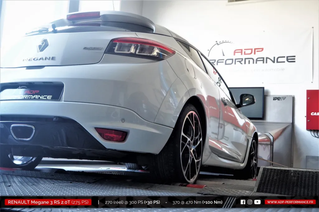 Reprogrammation moteur Marseille - Renault Megane 3 RS 2.0T 275cv - ADP Performance