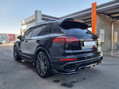 Installation et Fourniture de Bas de Caisse, Diffuseur et Lame Avant Maxton Design sur un Porsche Cayenne S 3.0L V6 - ADP-Performance Vaucluse