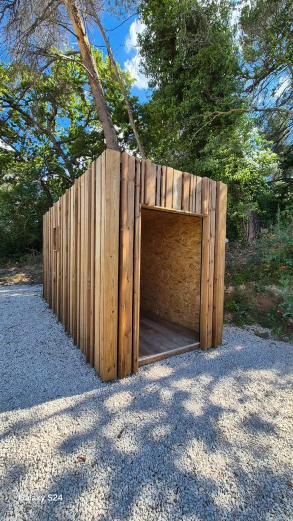 Nouveauté Extérieure : Cabane de Jardin en Pin Autoclave et Padouk