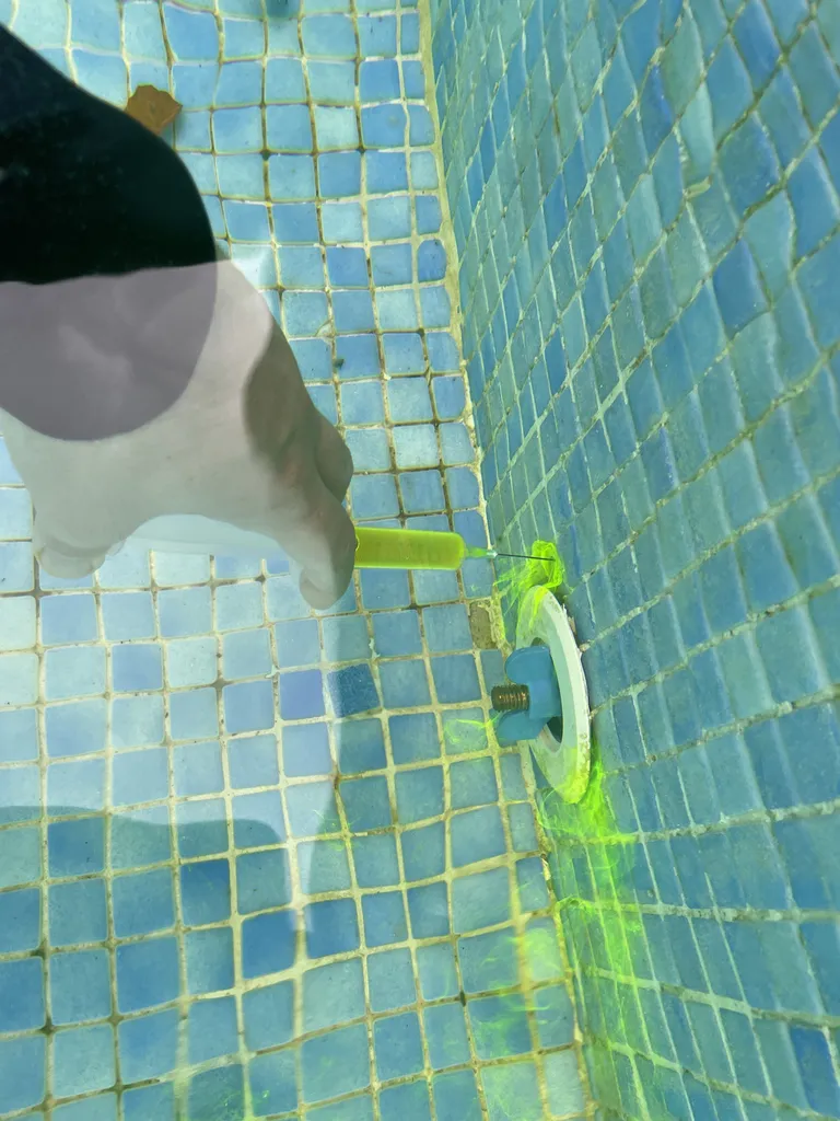 Recherche de fuite non destructive sur piscine béton en eau à Lacanau dans le 33