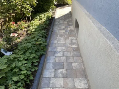 Chemin en pavé d'une maison Strasbourg CLK 