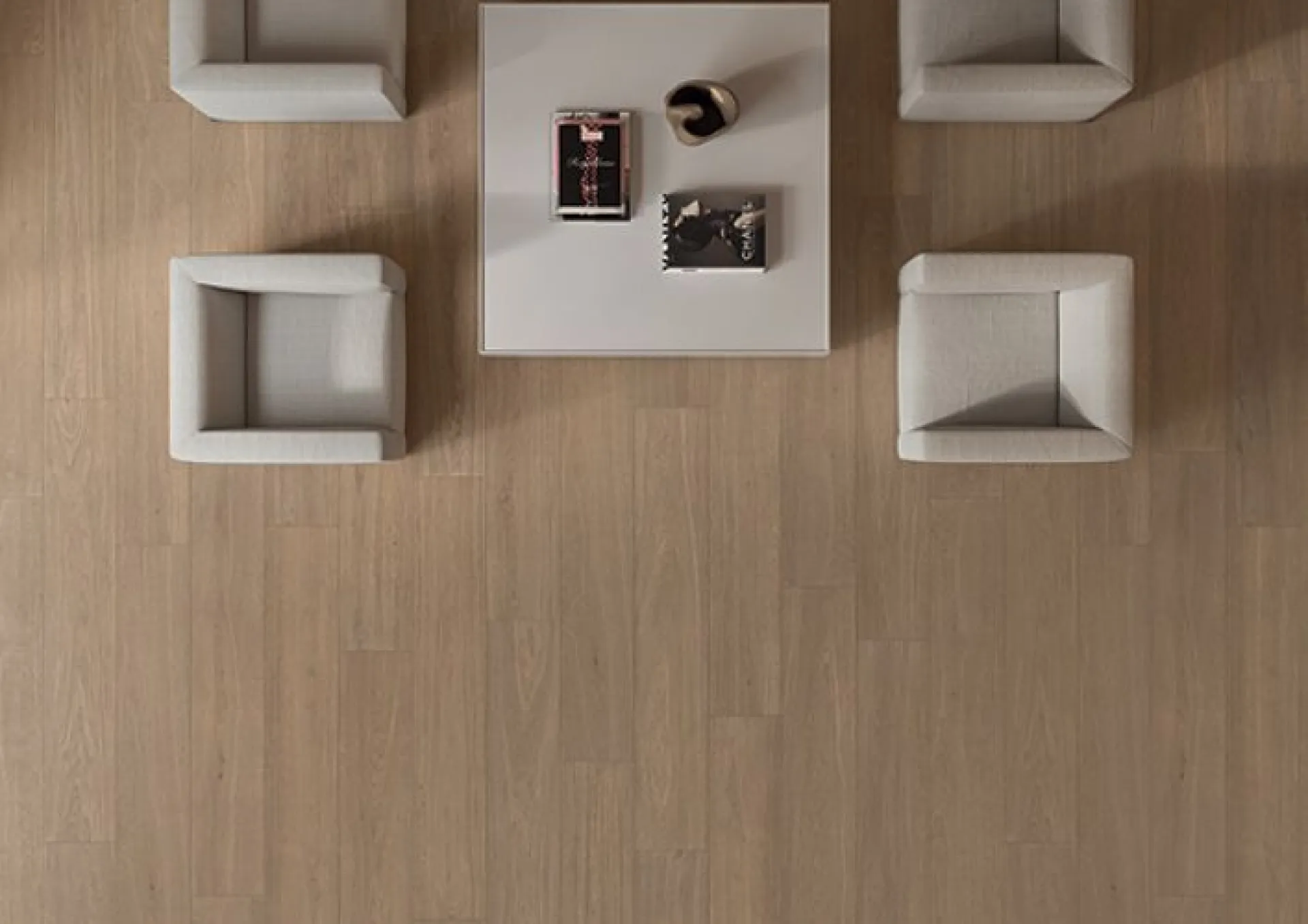 À Rouen, le carrelage sol intérieur effet bois ESSENCE SELECT offre une élégance épurée parfaite pour les intérieurs modernes.