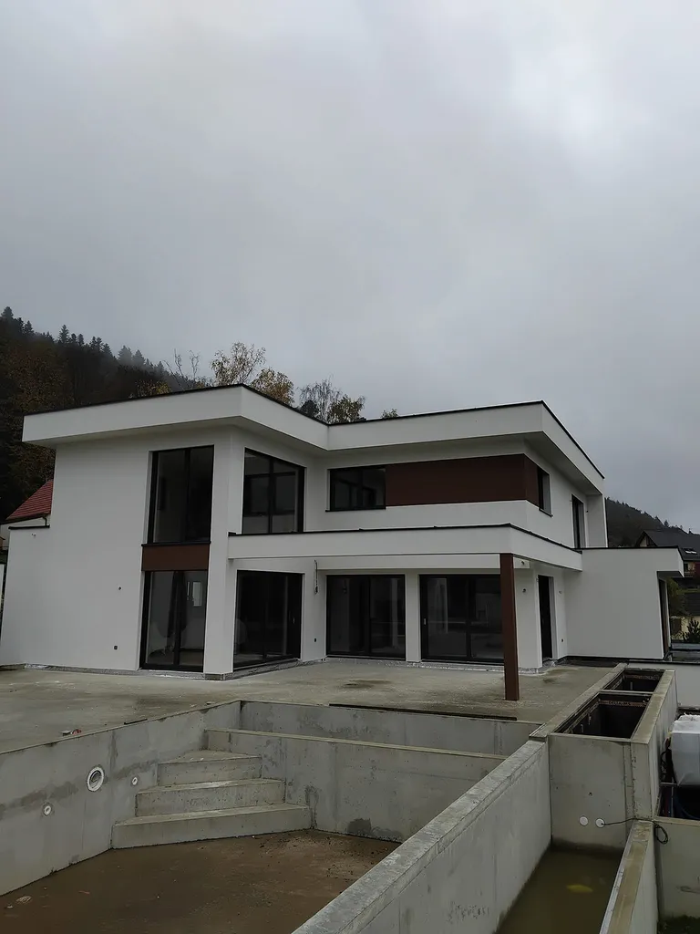 Peinture de logement neuf VEFA à Brumath avec finitions soignées aspect tendu et protection complète du chantier.