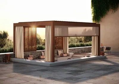 Pose Pergola aluminium effet bois à Salon-de-Provence