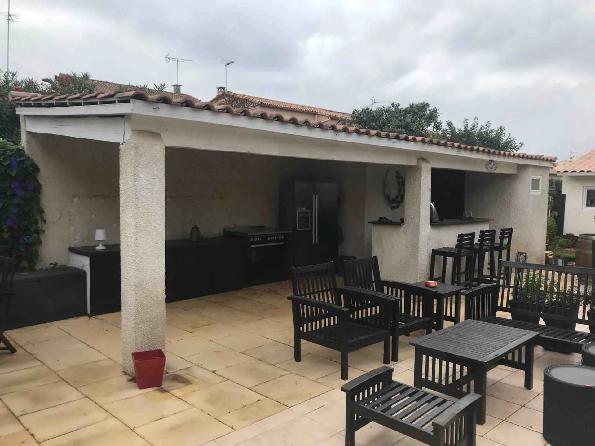 Rénovation des façades d’un Pool House sur Frontignan