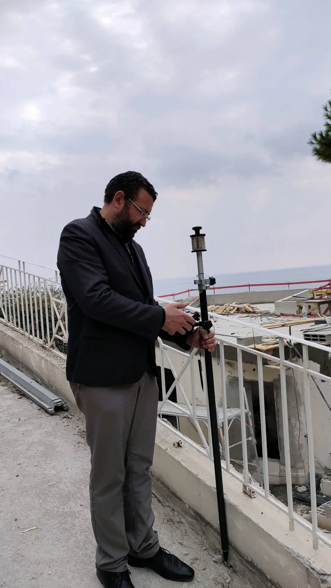 Relevé topographique pour réalisation de jardinière sur mesure dans les Alpes Maritimes