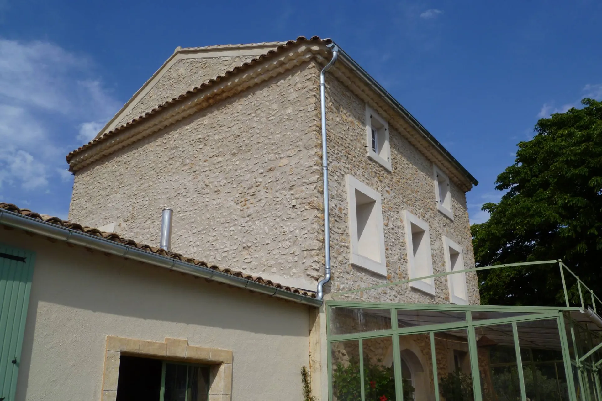 Rénovation toiture Mas à Lioux