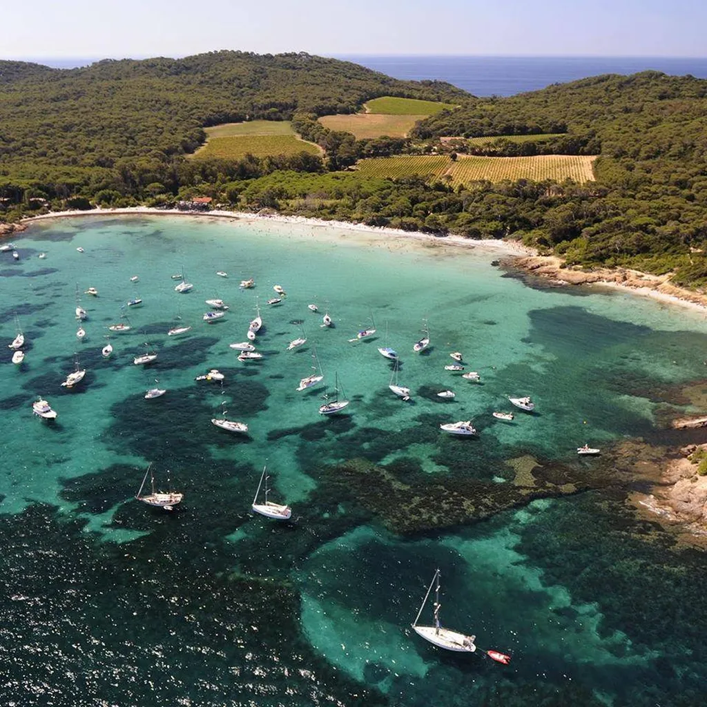 Porquerolles vue du ciel
