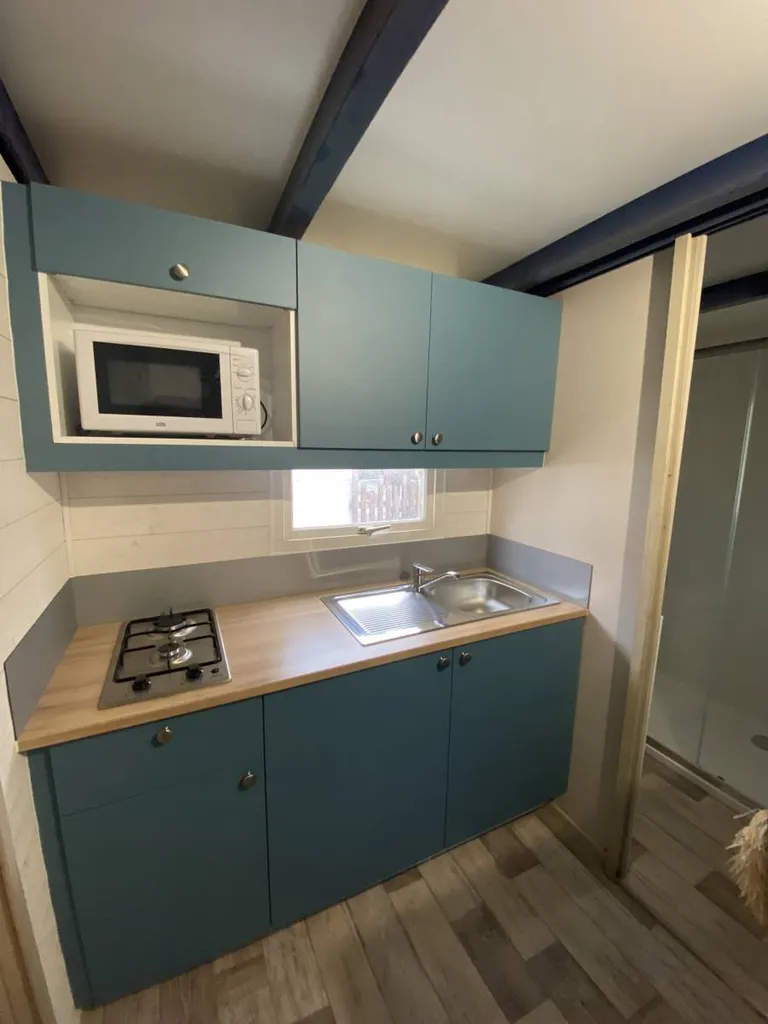 location de Chalet 5 personnes dans camping familial avec toboggan et proche de la mer