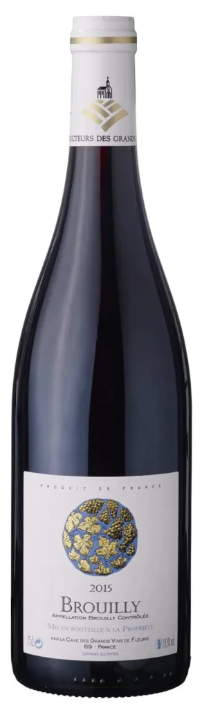 photographe à Lyon de bouteilles de vin Brouilly 2015