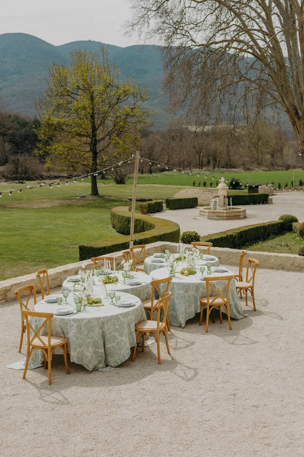 mariage jardin luberon domaine vue 