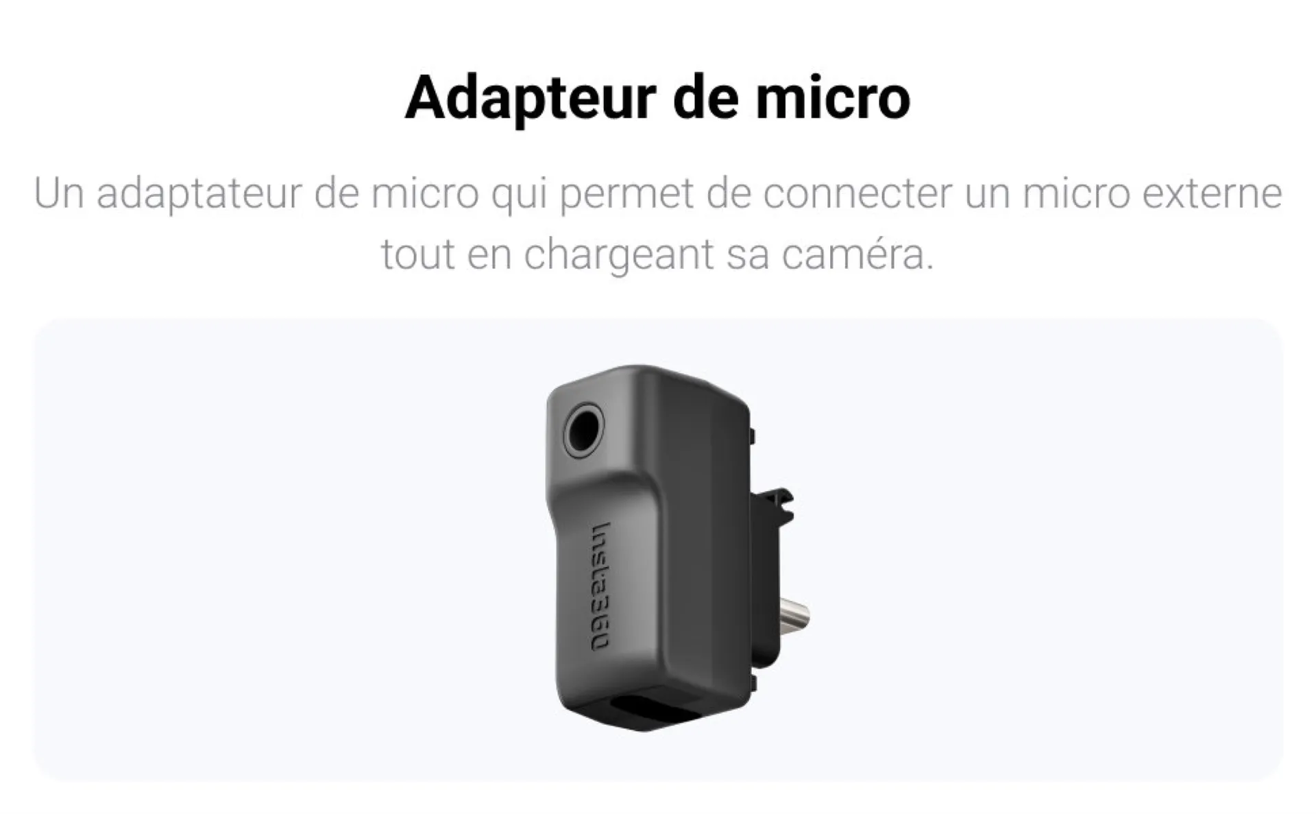 location accessoire pour camera 360 à Marseille dans les bouches du Rhône