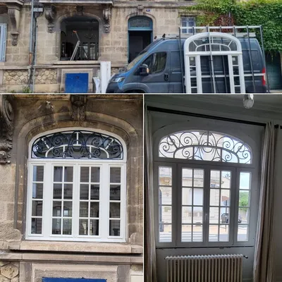 Rénovation sur Bordeaux avec la fourniture et la pose de menuiseries BOIS Pierret