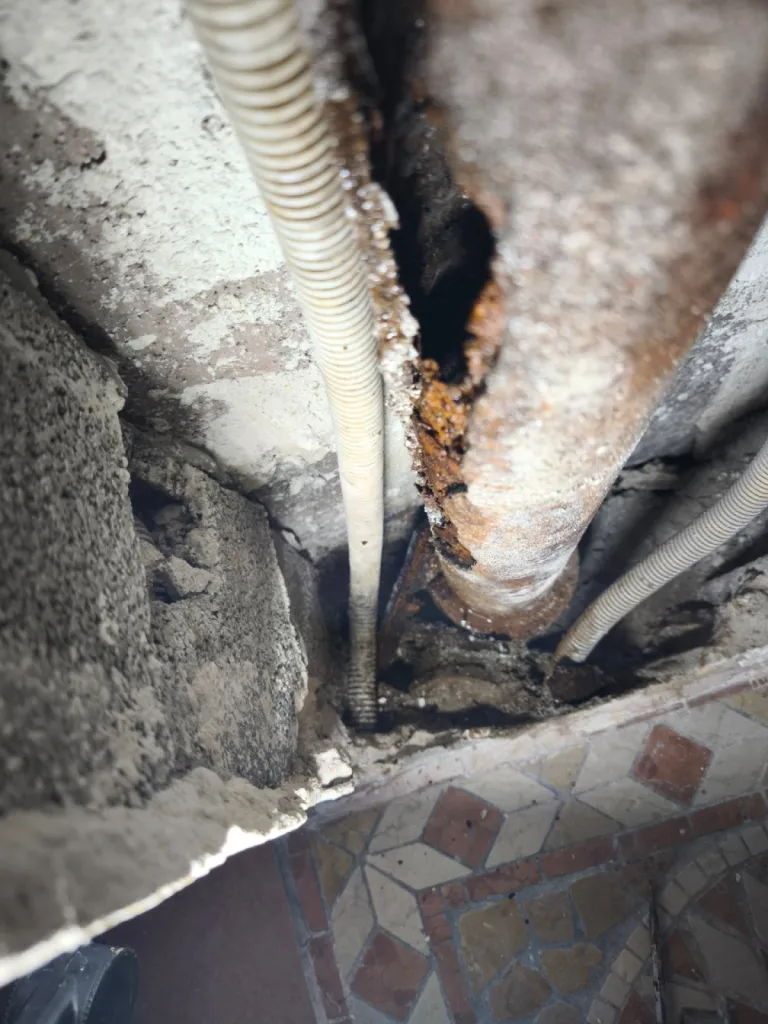 Recherche de fuite sur colonne dans une copropriété 