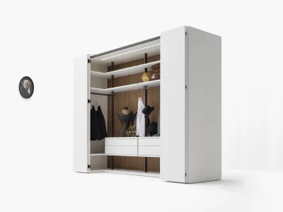 Armoire dressing avec agencement intérieur sur mesure à Six Fours dans le 83
